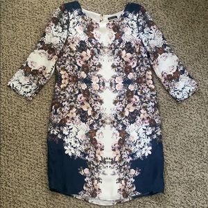 Vintage Massimo Dutti Floral Silk Dress